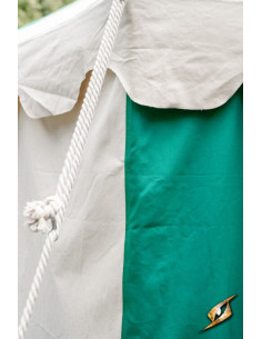 Tenda marquise medieval verde natural 4 x 6 metros.... 2