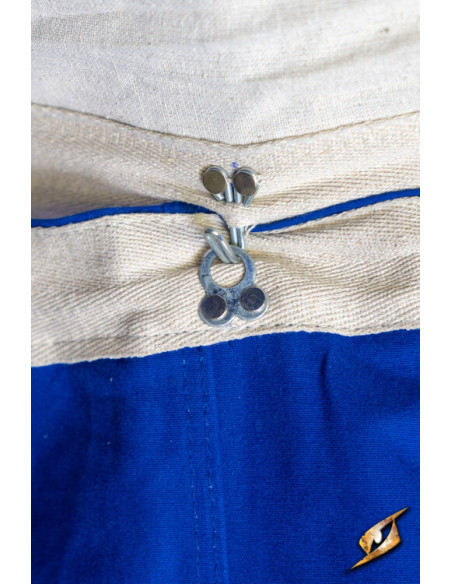 Tenda marquise medieval, preto-azul 4...