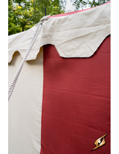Pavilhão tenda medieval, vermelho...