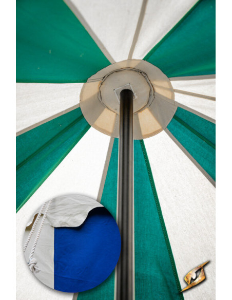 Tenda pavilhão medieval, azul natural...