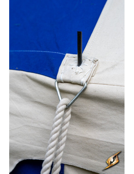Tenda marquise medieval azul natural...