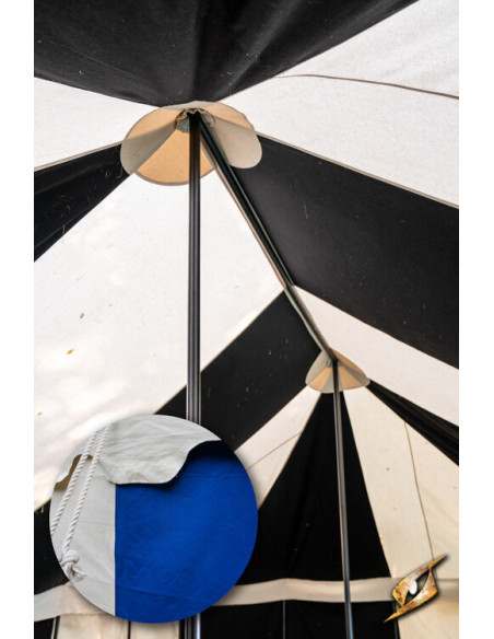 Tenda marquise medieval azul natural...