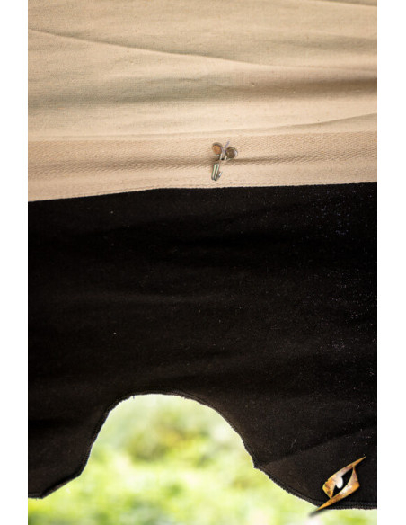 Tenda marquise medieval, preto e...