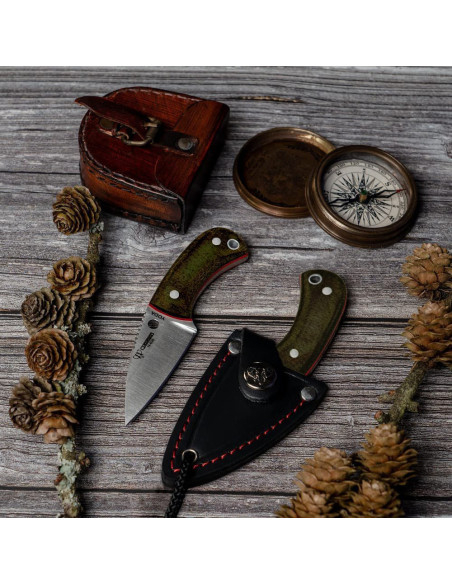 Faca Cudeman Yoda, ponta de agulha