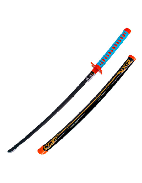 Katana de bambu preto Kochou Shinobu,...