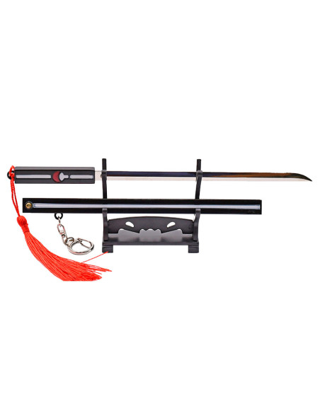 Chaveiro katana preta Sasuke Uchiha,...
