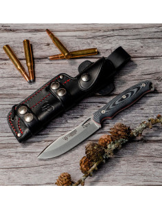 Cudeman Ness Wolf faca micarta preto