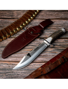 Cudeman chifre de veado faca Bowie