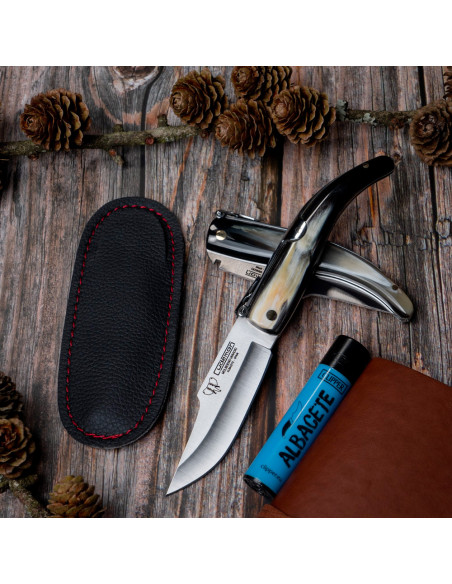 Faca Cudeman de chifre de touro de...