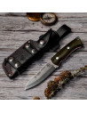 Faca Bushcrafter Canvas micarta alça por Cudeman
