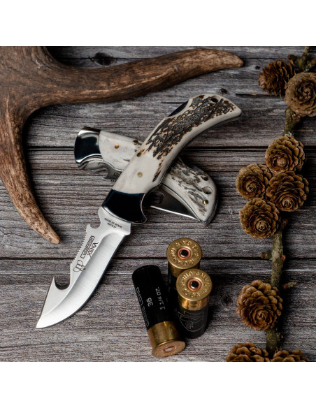 Cudeman faca chifre de veado skinner