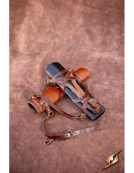 Baldric com cinto de espada medieval,...