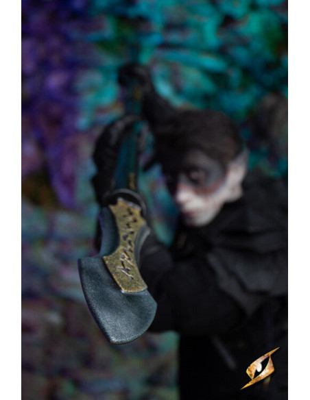 Lança rúnica longa de látex para LARP...