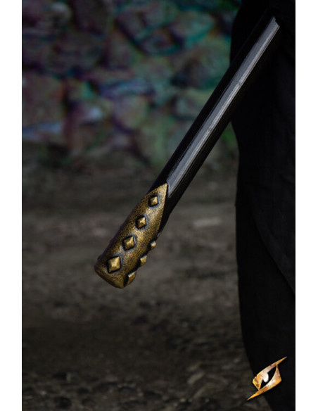 Lança rúnica longa de látex para LARP...