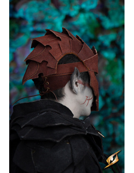 Máscara de assassino em couro...