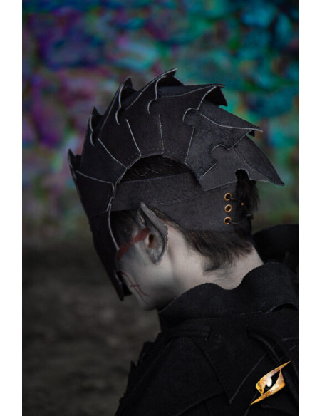 Máscara de assassino em couro...