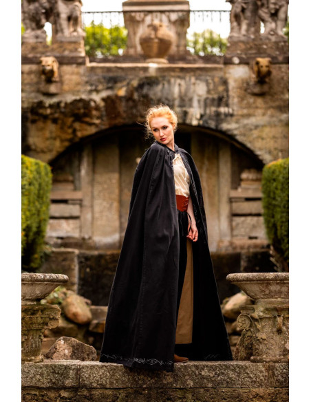 Capa medieval de algodão Erna com...