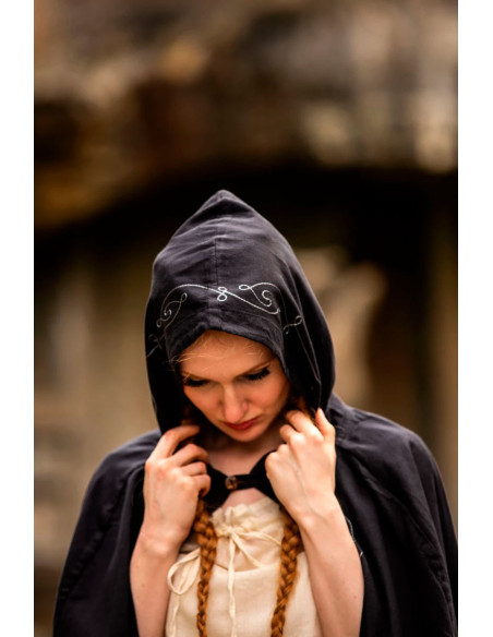 Capa medieval de algodão Erna com...