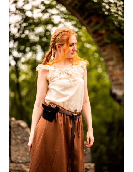 Bolsa medieval com fivela de cobra...