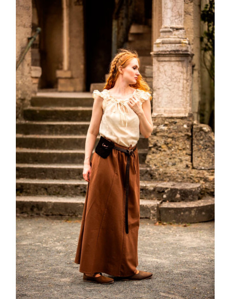 Bolsa medieval com fivela de cobra...