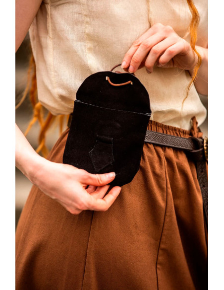 Bolsa medieval com fivela de cobra...