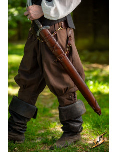 Bainha de espada para faixas marrons (75 cm.)