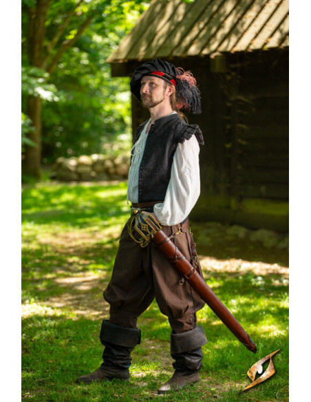 Bainha de espada para cintos marrons...