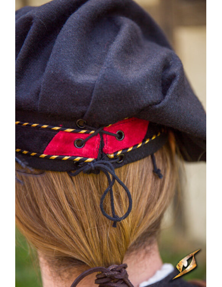 Parlota de menestrel medieval em lã,...