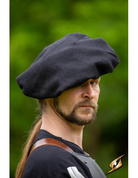 Parlota de menestrel medieval em lã,...