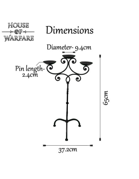 Candelabros de castelo medievais...