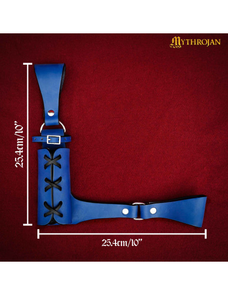 Baldric de couro de aventureiro...