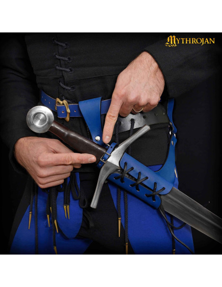 Baldric de couro de aventureiro...