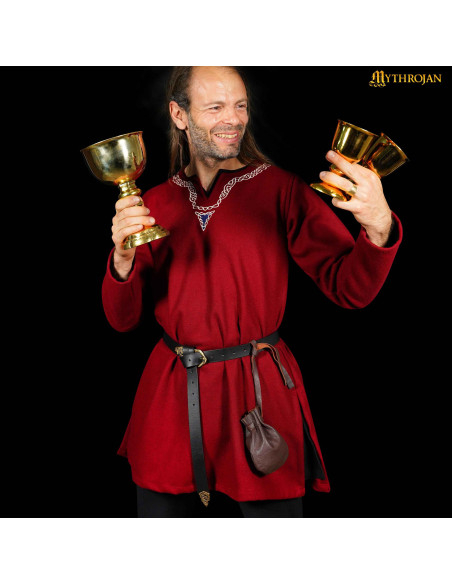 Bolsa medieval de couro, LARP