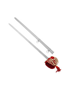 Espada de cesta escocesa com bainha (100,5 cm.)