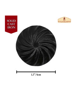 Pacote de 4 maçanetas medievais em ferro forjado 2