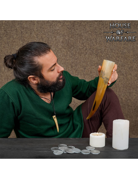 Chifre natural para beber Odin's...