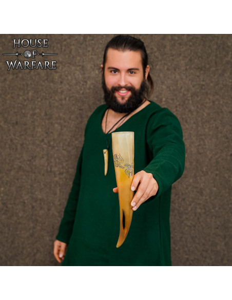 Chifre natural para beber Odin's...