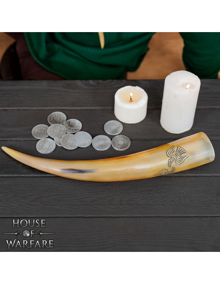 Chifre natural para beber Odin's...