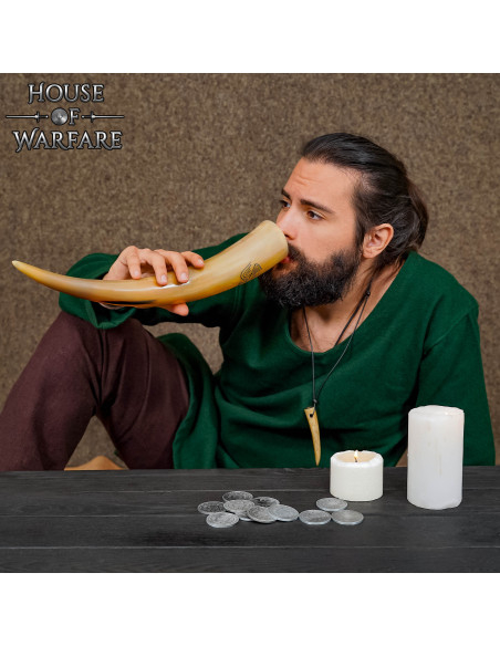 Chifre natural para beber Odin's...