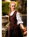 corpete medieval marrom