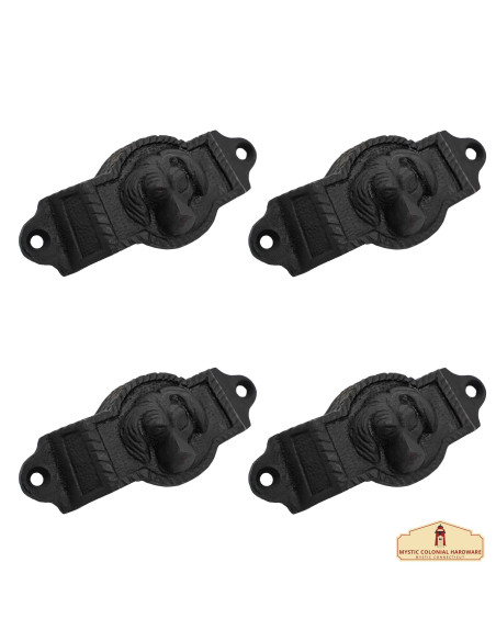 Pacote de 4 alças medievais em ferro...