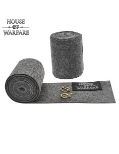 Winingas torcidas vikings de lã com broche, várias cores