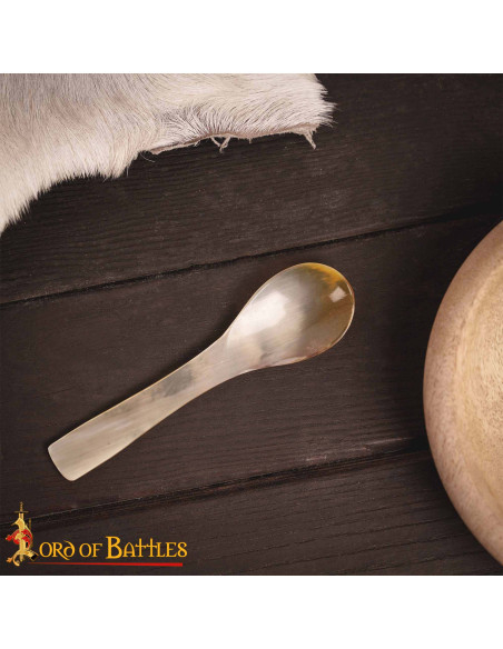 Conjunto de 2 colheres de chifre...