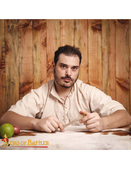 Conjunto de 2 colheres de chifre...