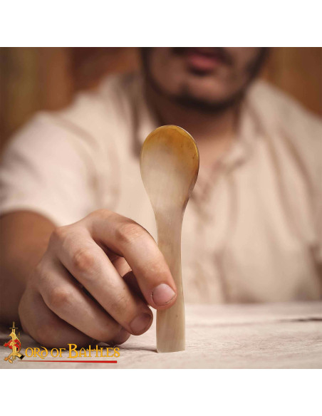 Conjunto de 2 colheres de chifre...