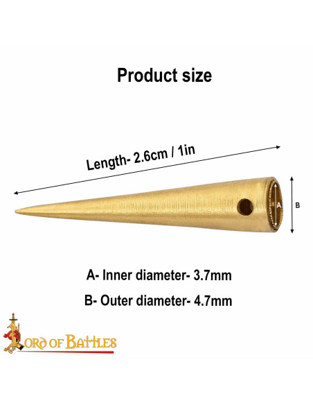 Pacote de 10 agulhetas medievais em...