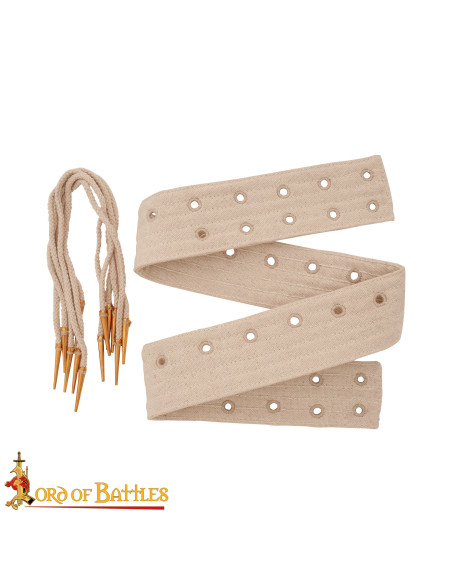 Cinto medieval acolchoado com...