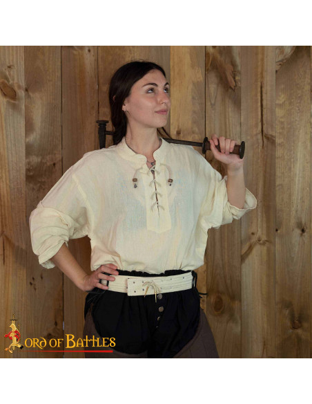 Cinto medieval acolchoado com...