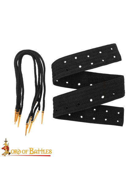 Cinto medieval acolchoado com...