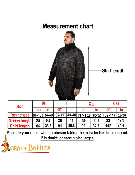 Cota de malha de aço macio modelo...